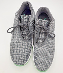 Nike Air Jordan Future Low Shoes Wolf Grey Emerald Rise 718948-006 Mens Size 8