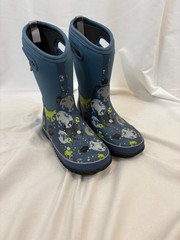 Bogs Youth 5 Waterproof Winter Rain Boots Classic High Insulated Moon Design