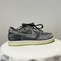 Nike Dunk Low SE PS Halloween Iron Grey Ghost Green DQ6216-001 Size 2.5y