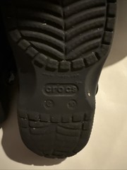 Crocs Classic Black Clogs C10 W/ Pokémon Jibbitz