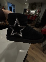 UGG Kids Classic Mini Ii Boots | Black Authentic Sz 6.5 Womens Sz 8