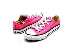 CONVERSE CHUCK TAYLOR ALL STAR 3J238 PINK WHITE CANVAS CASUAL LITTLE KIDS SHOE