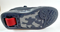 Heelys Wheeled Skate Shoes Propel 2.0 Youth Male Size 1 US Black/Red 770807H