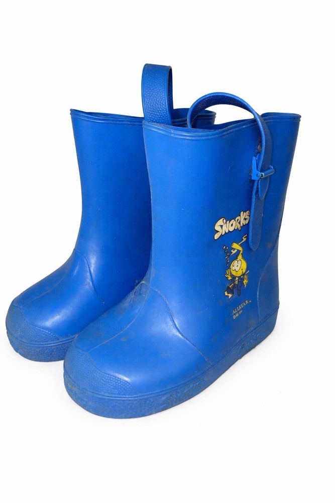 Vintage Children’s Overshoes Rubber Rain Boots Galoshes By Snorks Allstar 1986