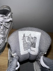Nike Air Jordan Dub Zero PS White Cool Grey Kids Size 8C .