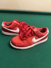 Nike Dunk Low Valentines Day PS Size 2.5Y Red White Sneakers Shoes FZ3549-612