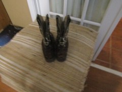 Unbranded Brown Square Toe Unisex Cowboy Western Boots Youth sz 2.5 Mex 22.5