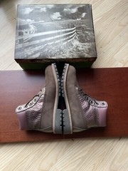 Vintage Timberland 6in Boots Hex Brown Classic Size 5.5 Youth New Wit Box 27911