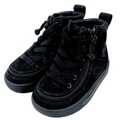 Billy Classic Lace High Sneakers, Kids, Black 7T, New
