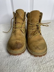 Timberland Premium Waterproof Leather Lace-Up Boots, Wheat, Little Kids Size 12