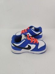 Nike Dunk Low Bright Crimson Game Royal (TD) Toddler Size 5C CW1589-104