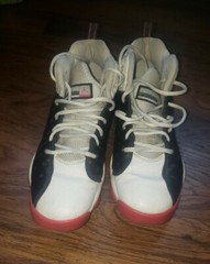 NIKE AIR JORDAN JUMPMAN TEAM II BASKETBALL YOUTH SNEAKERS SIZE 9Y 820276-016