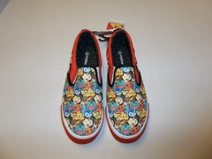 Ground UP Pokemon PIKACHU Slip-On Canvas Sneaker Shoes Unisex Youth Size 6