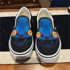 VANS Classic Slip-On VN000EECBMA KPop Demon Hunters Unisex Kids Size 3.0