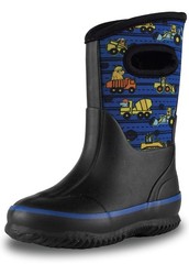 LongCone Kids Mud Boots Construction Monsters Size 4B