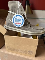 Youth Timberland Roll Top Premium Nubuck Boots / Grey Mono / TB0A16C7 065
