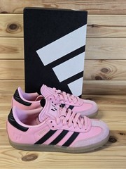 adidas Grade School SAMBA INDOOR MESSI PINK BLACK GS JR0424 Boy’s Size 6