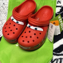 Crocs Lighting McQueen Junior 1 Limited Edition New With Tags 🏎️🇺🇸⚡️