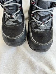 Carters Black / Grey Camo Snow Boot with strap Kids Size 12