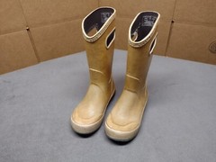 Bogs Waterproof Pull On Rubber Boots Youth Size 1 Handles