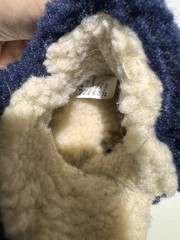 L.L. Bean Cozy Slipper Bootie’s Bright Navy Fleece Lined Unisex Toddler Size 5-6