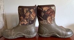 Muck Boot Company Field Blazer Kids US 6 Waterproof Pull-On Camo Brown Boots