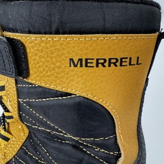 Merrell Snow Storm 2.0 Waterproof Yellow Black Unisex Winter Snow Boots Kids 1M