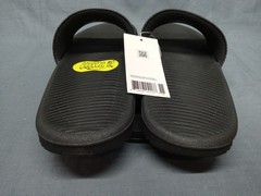 Nike Kawa Slide (GS/PS) Sandals Slides Black White Kids Size 12c NEW WITH TAGS!