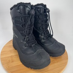 Columbia Kids Bugaboot Plus IV Omni-Heat Waterproof Winter Boots Black Kids Sz 4