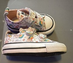 Converse Infant/Toddler White/Storm Pink/Washed Teal 772945F Size 3