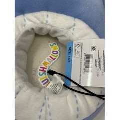 Squishmallows Gordon the Shark Blue Plush Slippers Kids Size 13/1 New With Tags