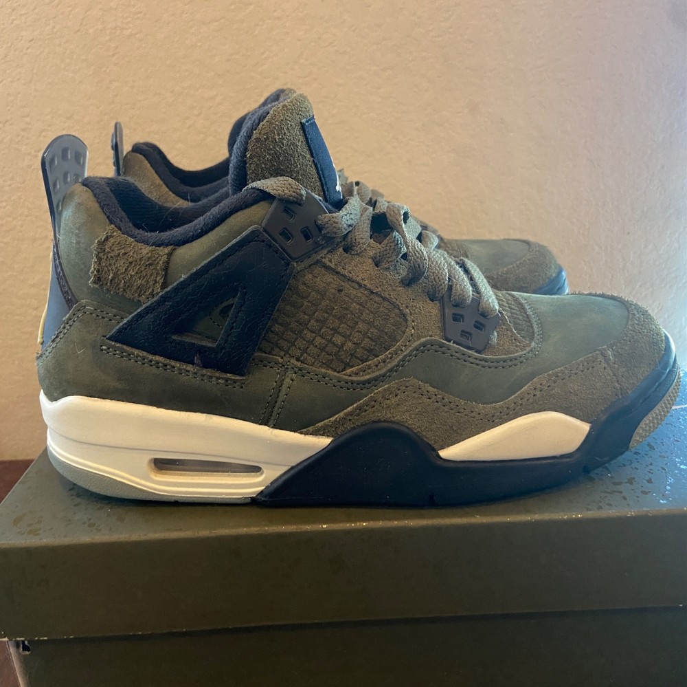 Jordan 4 SE Retro Low Craft Olive Size 6.5Y