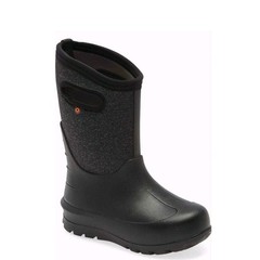 Bogs Kids‘ space dye Neo Classic Insulated Waterproof Boots black sz 6 Big kids