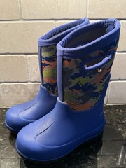 Bogs Winter Boots Neo-Classic Topo Camo Kids Size 11 Waterproof 73072-460