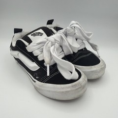 Toddlers Authentic Vans Shoes Size 12 (Black And White)