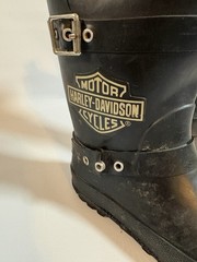 Harley Davidson Rubber Kids Boots 7/8