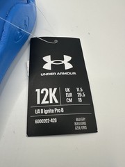 Under Armour Kids Size 12K IGNITE Pro 8 Slide Sandals Blue NEW