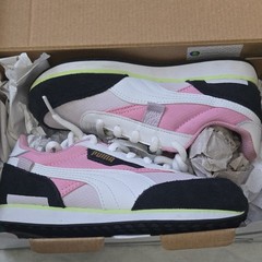 PUMA Future Rider Bouquet PS Kids Sneakers Pink White Black US 2.5C 388206