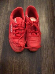 Reebok Kid’s Children’s Red Retro Classic Shoes Boy Girl Size 1.5