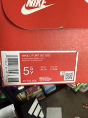 Nike Uplift SC/Black-Barely Volt (IF1749-005)/Sz: 5.5Y – 7W/(NIB)