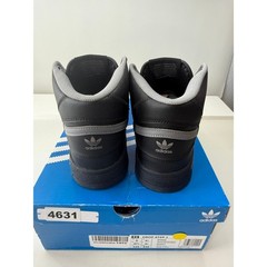 Adidas Drop Step J Kids High Top Sneakers Black Grey IF3333 Size 5 Youth NEW