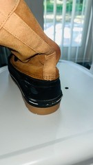 Comfortable Kids Fall Winter Cat & Jack Brown Boots 4Y Faux Fur Good Condition