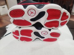 Jordan Air Jordan 13 Black Red White Leather Sneakers Kids 11C EU 28 DC7909-061