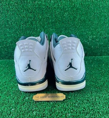 Nike Air Jordan 4 Retro White Green B-GRADE Shoe FQ8213-103 Size 5Y / WMNS 6.5