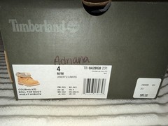 Timberland Courma Kid Roll Top Boot Wheat Nubuck Unisex Kids US 4 M
