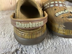 Crocs Star Wars Chewbacca Size Junior SZ 4 Classic Lined Clogs Used