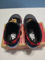 Vans Off The Wall Toddlers Size 9 Old Skool Buffalo Mix Sneakers 772204 NIB