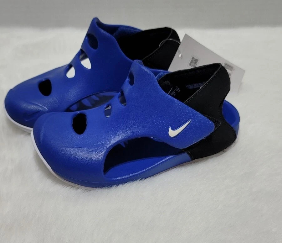 Nike Kids Sandles Size 9c (Blue/white) New with tags sunray protect 3