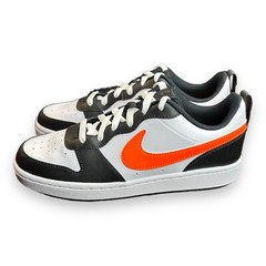 Nike Court Borough Low 2 (GS) BQ5448-115 Size 6.5Y/8 Women White/Black Sneaker
