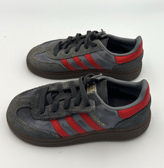 Adidas Handball Spezial Comfort Elastic Kids Sneakers Grey / Red Size 10K JQ0739